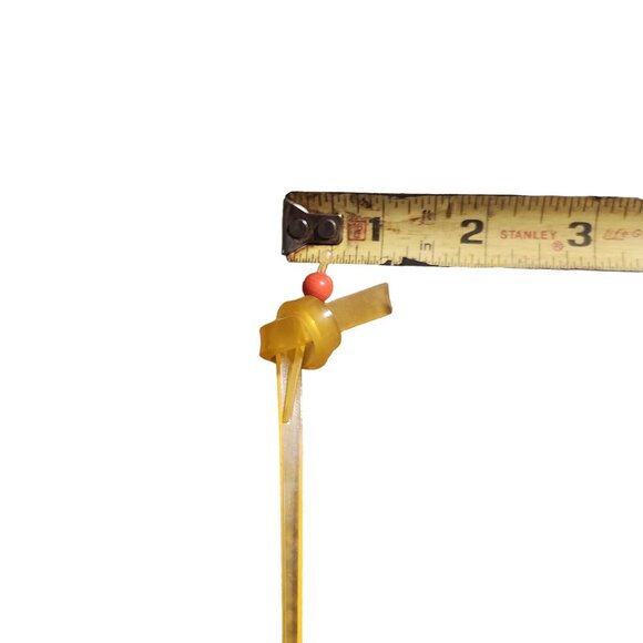 2 Rare Antique Japanese Konsashi Floral Hair Clip With Dangling Leaf Design & Ma - Picture 10 of 12